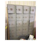 Lockers 78" tall 4ï¿½ wide 15ï¿½ deep