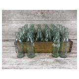 Coke bottles and wood crate