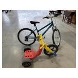 Big Wheel And Bicycle