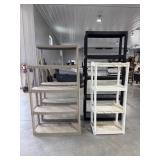(4) Plastic Shelves