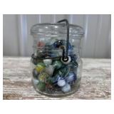 Small Jar Full Of Marbles