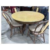 Table and chairs