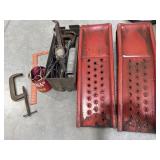Wire, ramps, pry bars