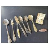 Arrow head, pin, antique silverware