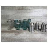 Ball Jars and Aluminum Steins
