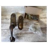 Heavy duty brass door hardware