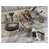 Vintage mixers, knife set