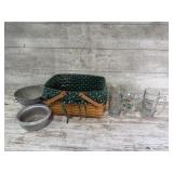 Longaberger Basket, Glassware