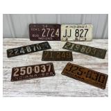 Vintage License Plates