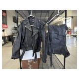Mary Land Leather Jacket Size 44, Size 16 Chaps