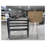 Wooden Shelf, Display Easel