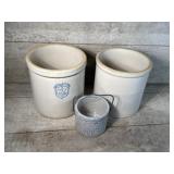 Acorn wares crock,