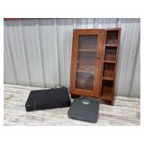 DVD/VCR Combo, Hanging Cabinet, Scale