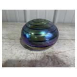 Levy Art Glass Iridescent Swirl