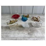 Swan Glass Figures