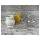 Collection of glass pitchers