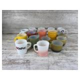 Collection of coffee mugs