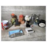 Harley mug, miscellaneous items