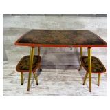 Vintage Painted Kids Table w/ Chairs