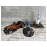 Decanters, Wooden Car