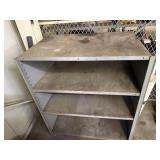 Metal shelf 42" tall 38ï¿½ wide 24 deep