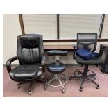 (3) Office Chairs