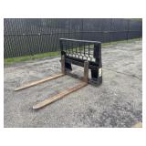 CAT skid steer fork attachment
