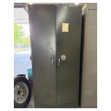 Metal Storage Cabinet/ 37 x 18 x 78