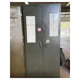 Metal Storage Cabinet/ 37 x 18 x 78