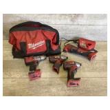 Milwaukee power tools and charger