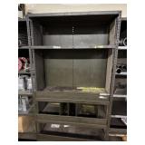 Metal shelf unit