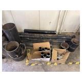 Pile of steel pipe