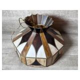 Large stained glass light