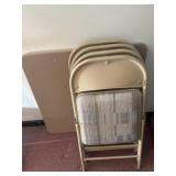 Card table with 4 chairs