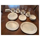 Pfaltzgraff Trousseau stoneware 4 Place Setting