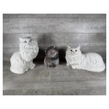 Cat Glass Figurines