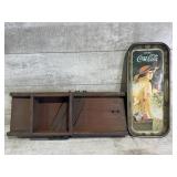Coke tin, wood cutter