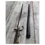 Imperial French Sword Bayonet Marked 3325