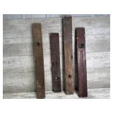 Wooden levels