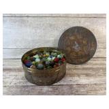 Vintage Marbles, Tin