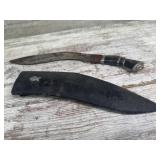 Gurkha Horn Knife With Lion Head