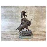 Buffalo Horse Frederic Remington Sculpture
