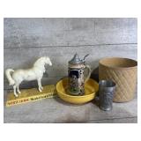 Betty Crocker, Haeger planter, horse display