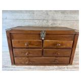 Wooden Chest With Drawers