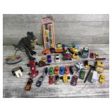 Diecast cars, dinosaur