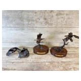 Bronze Eagle Sculptures