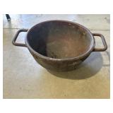 Large copper bowl
