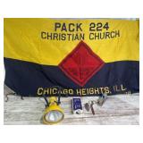 Vintage cub scouts flag