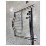Metal bed with rails