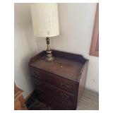 Dresser and lamp